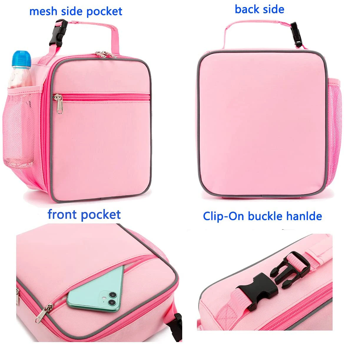 Wholesale Custom Cute Lunch Bag for School Kids Thermal Cooler Bag