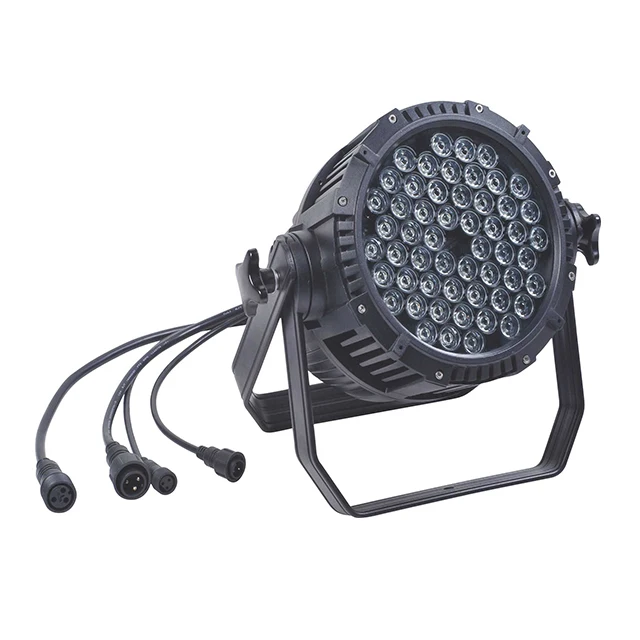 54*5W RGBW LEDs Die-cast Aluminum Housing Waterproof Outdoor LED Par Can Light