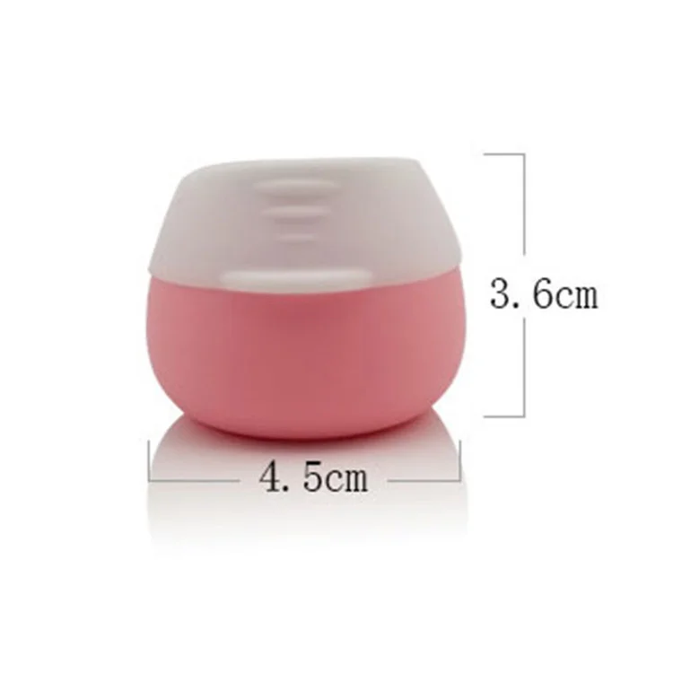 OEM ODM Reusable Portable Travel Container Silicone Storage Box Cosmetics Split Bottle Travel medication box