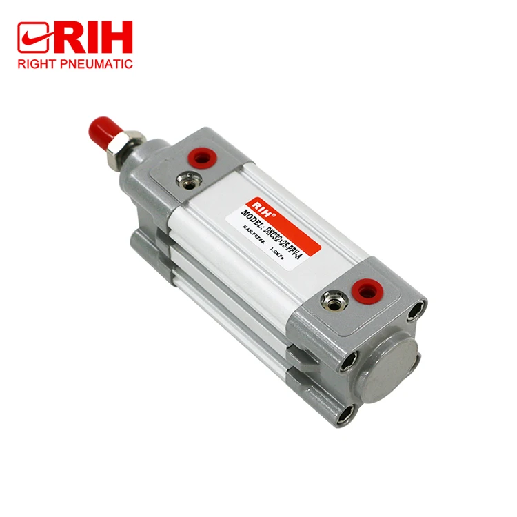 Long Service Time DNC Standard Aluminum Double Acting Air Pressure FE-STO Pneumatic Cylinder With Positioning