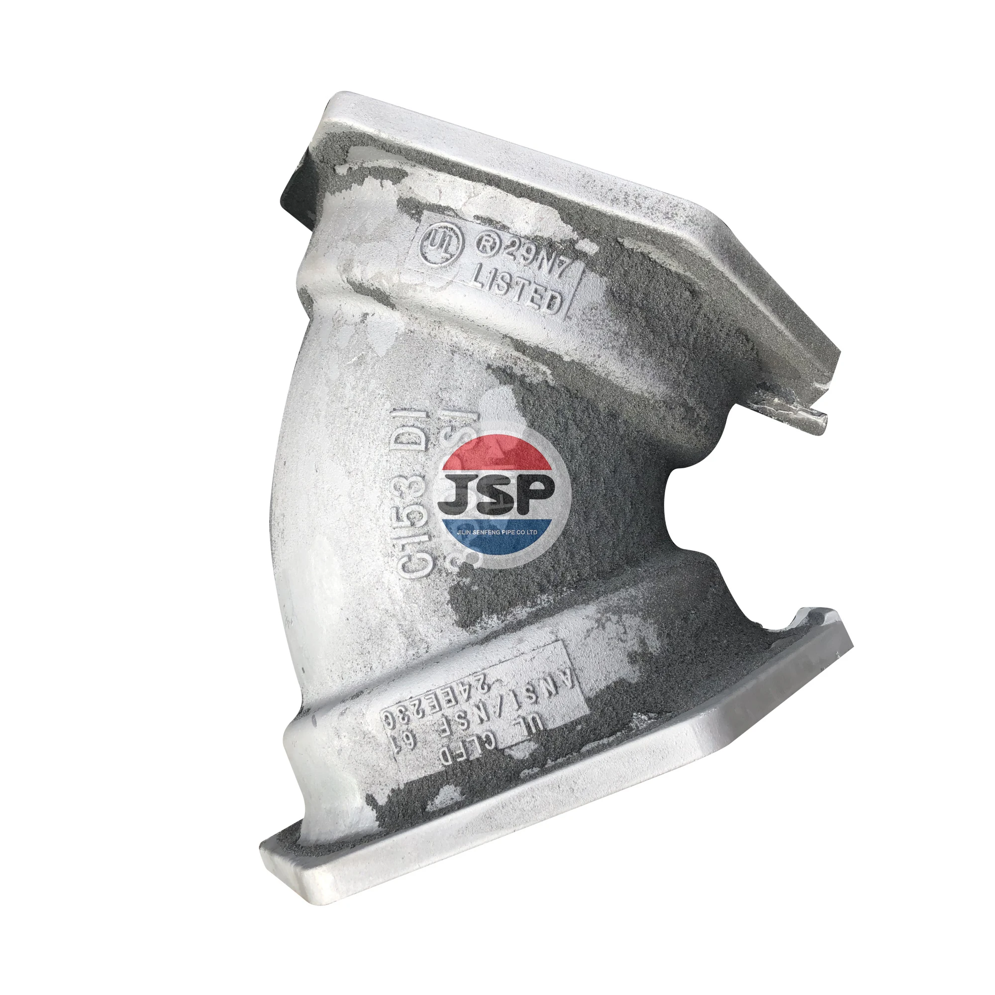 JSP DI fittings to AWWA C110/153 Ductile Iron Flange Bend Hexagon Ductile Iron Flange Pipe Fitting Flange Bend For Water
