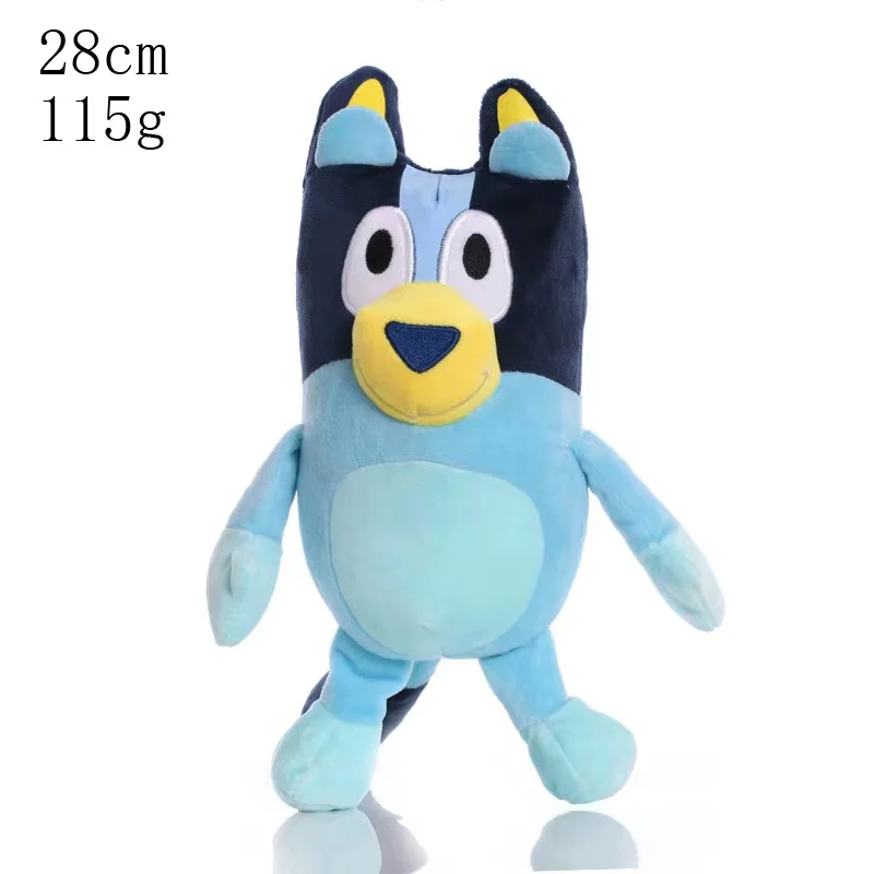 28cm Blue Plush Puppy Doll Soft Toys Custom Stuffed Animal Cartoon Dog Plush Toy Cozy PP Cotton for Children Gifts