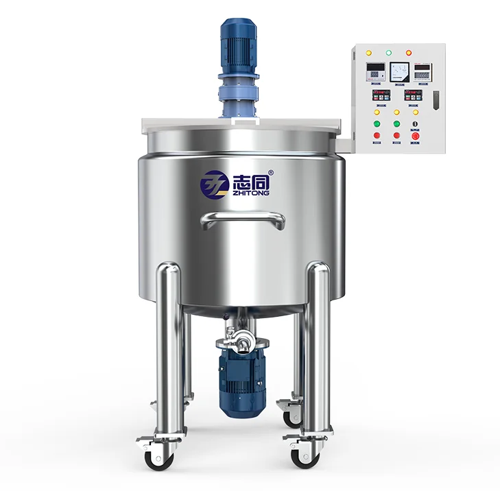 100L Liquid Homogenizing Mixer Machine Shampoo Detergent Making Machine Liquid Soap Mixing Tank Agitator