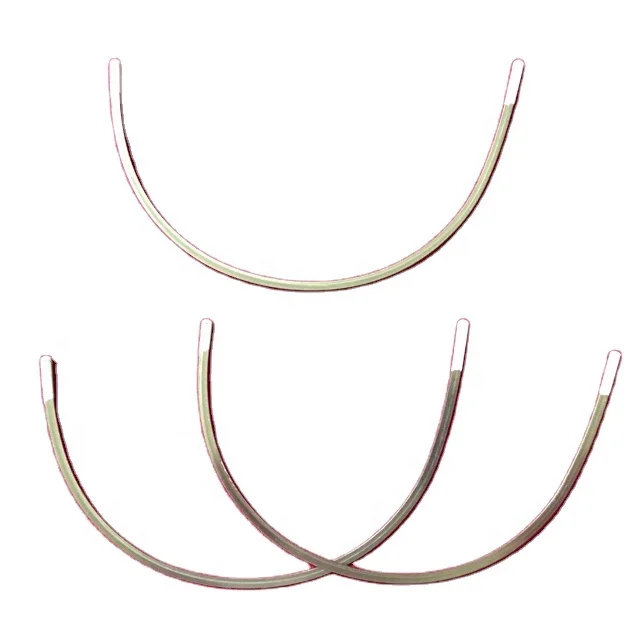 Высококачественный Прочный бюстгальтер #14, проволока 1,0*3,0 мм, стальной бюстгальтер с нейлоновым покрытием