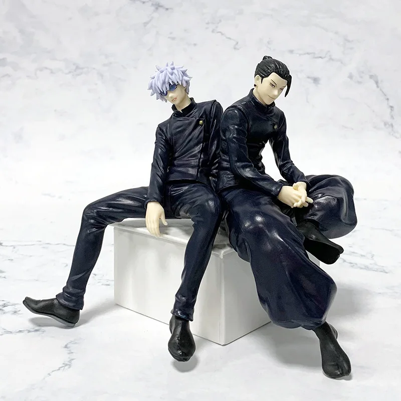 Q Version Anime Jujutsu Kaisen Satoru Gojo Chair Sitting Pvc Action Figure