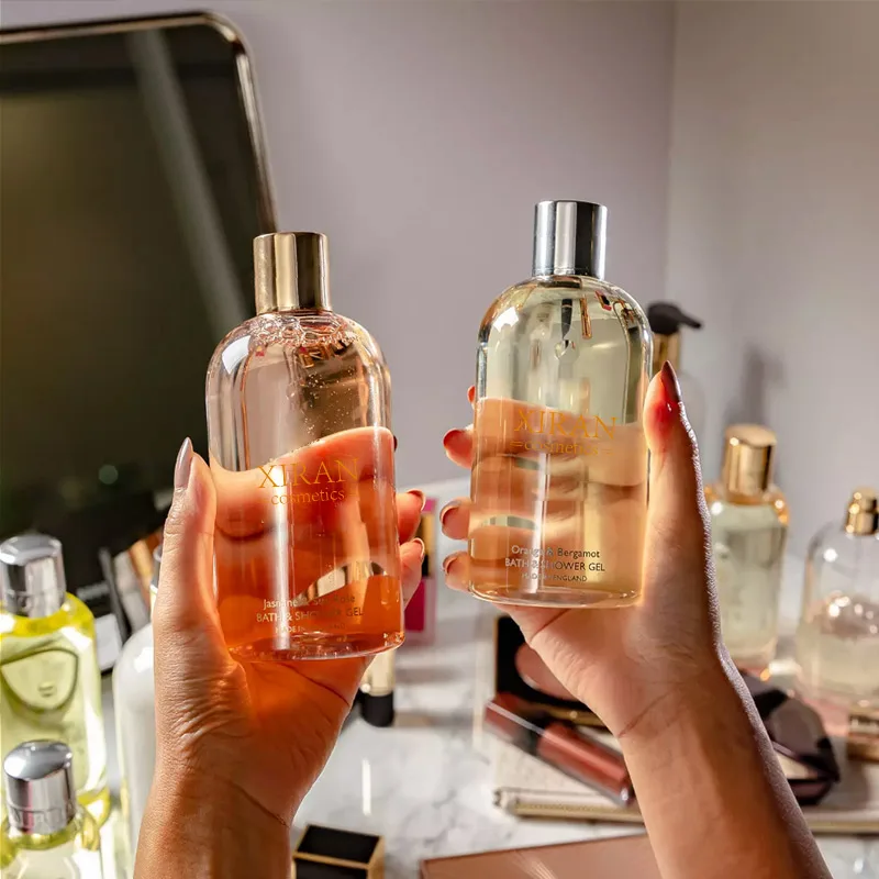 Private Label Jasmine & Sun Rose Exquisite Bathing Oil Moisturizing Cleansing And Softening skin Body Daily Shower Oil