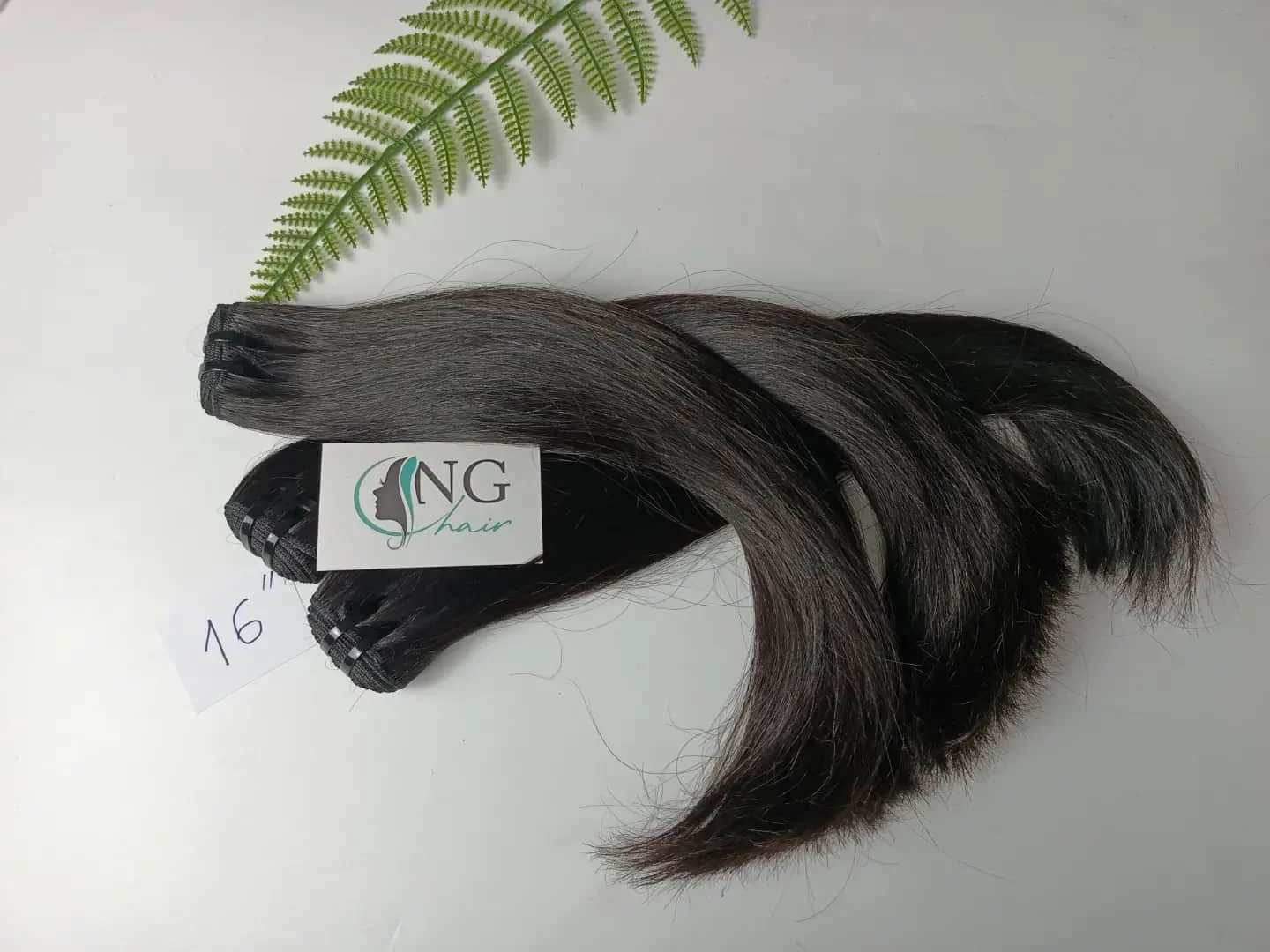 Double Drawn Natural Straight Weft Hair Made In Vietnam Combined With Excellent And Enthusiastic Work Team Full Color Hair