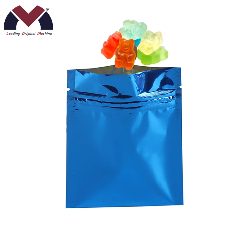 Plastic aluminum foil stand up pouch bag sugar packaging bag pvc cosmetic bag