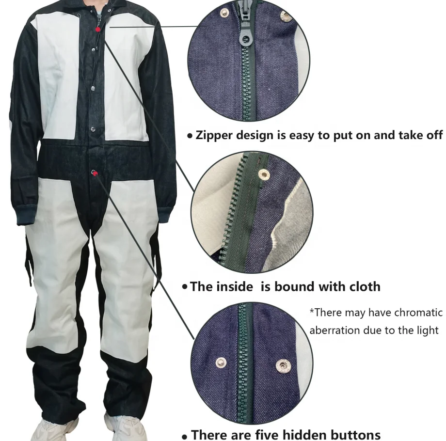 Blasting Operator safety equipment Sandblasting suit free size for Sandblasting Work