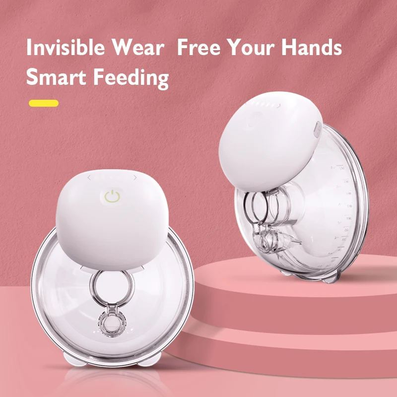 Manufacturer electric breast pump best selling double wearable breast pump handy portable breast milk pump silicone shield