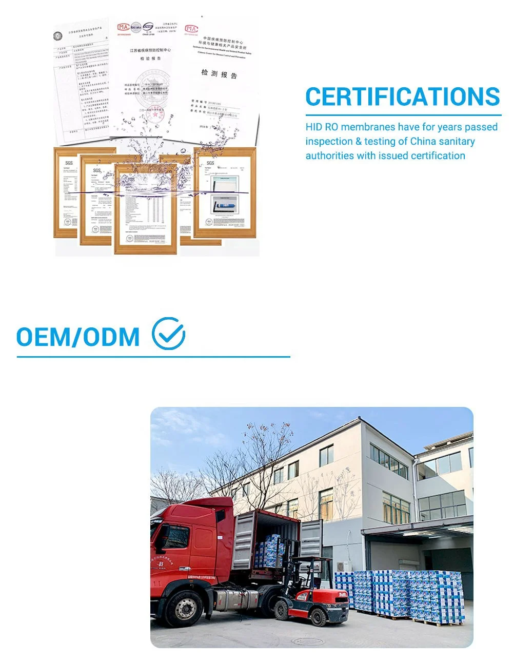 HID High Quality PP RO Membrane Housing