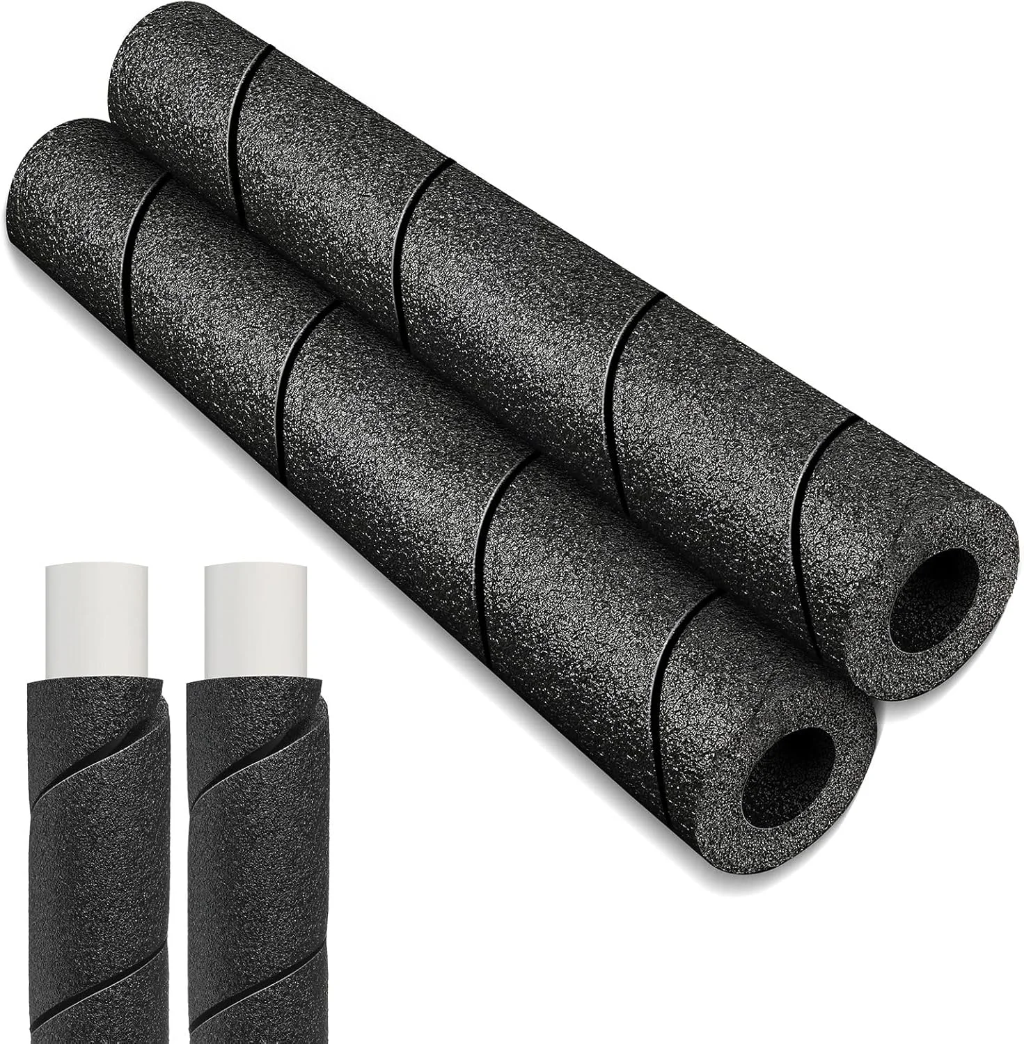 Customized Black Pipe Insulation Foam Tube for Beach Swimming Pool Cargo Padding Ice Rink Bumper