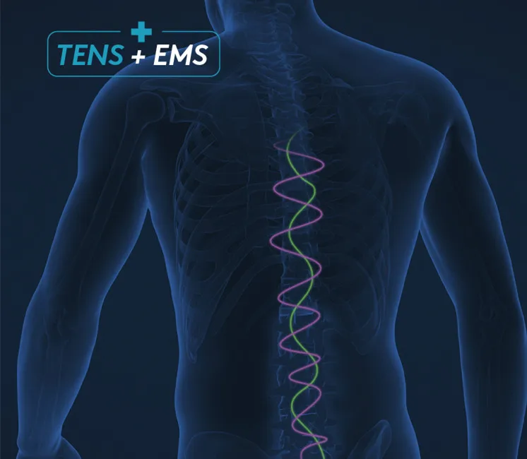 Lumbar Massager Back Pain Relief Heating Pillow Traction Physiotherapy TENS Machine