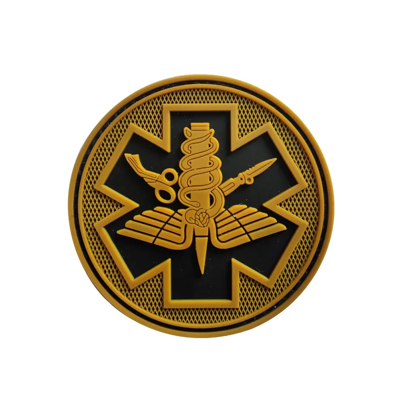 Rubber Custom Logo Patches Iron Pvc Badges Garment Shoes Bag Suitcase Accessories Patches for Clothing Embroidered Custom Color