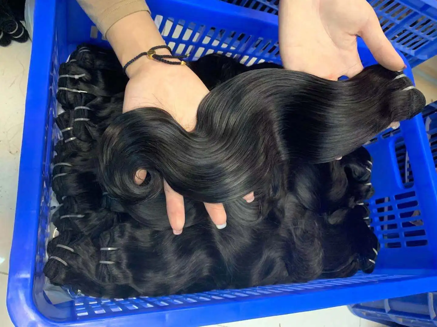 Super Double Drawn Body Wave Hair Bulk Virgin Brazilian Hair Bundles
