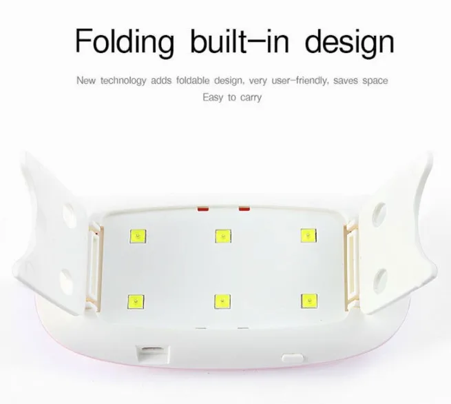 Goldmore6 UV Nail Mouse Light Mini USB Therapy Machine Polish Glue Dryer LED Portable Baking light