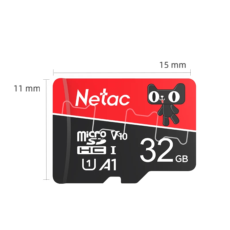 Netac OEM Color Red 32GB Class 10 SD TF Card Memory Card large capacity  home monitoring devices Original Factory