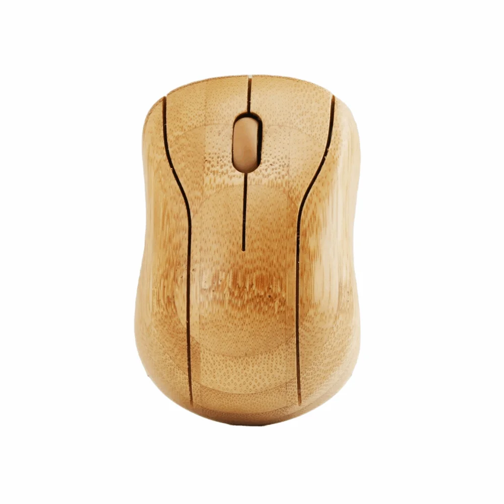 Factory Eco Friendly Wireless Bamboo Mouse Bamboo Computer Mouse Optical Wireless Mouse