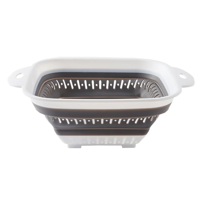 Hot sale Multipurpose Durable Folding Drain Basket And Durable Household Fruit Plate