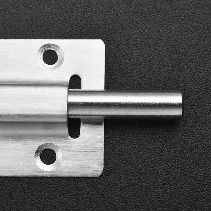 Stainless Steel Security bolt lock with left & right direction sliding latch