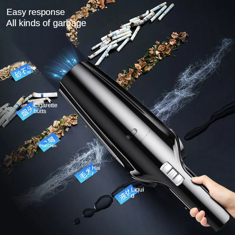 8000 Pa Strong Power Car Vacuum Cleaner USB Rechargeable Mini Cordless Dust Buster for Home Desk Keyboard