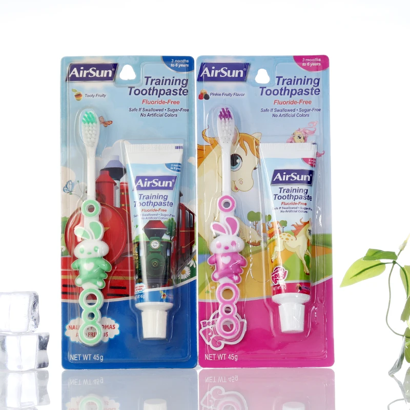 AirSun  fluoride free strawberry Children Toothpaste