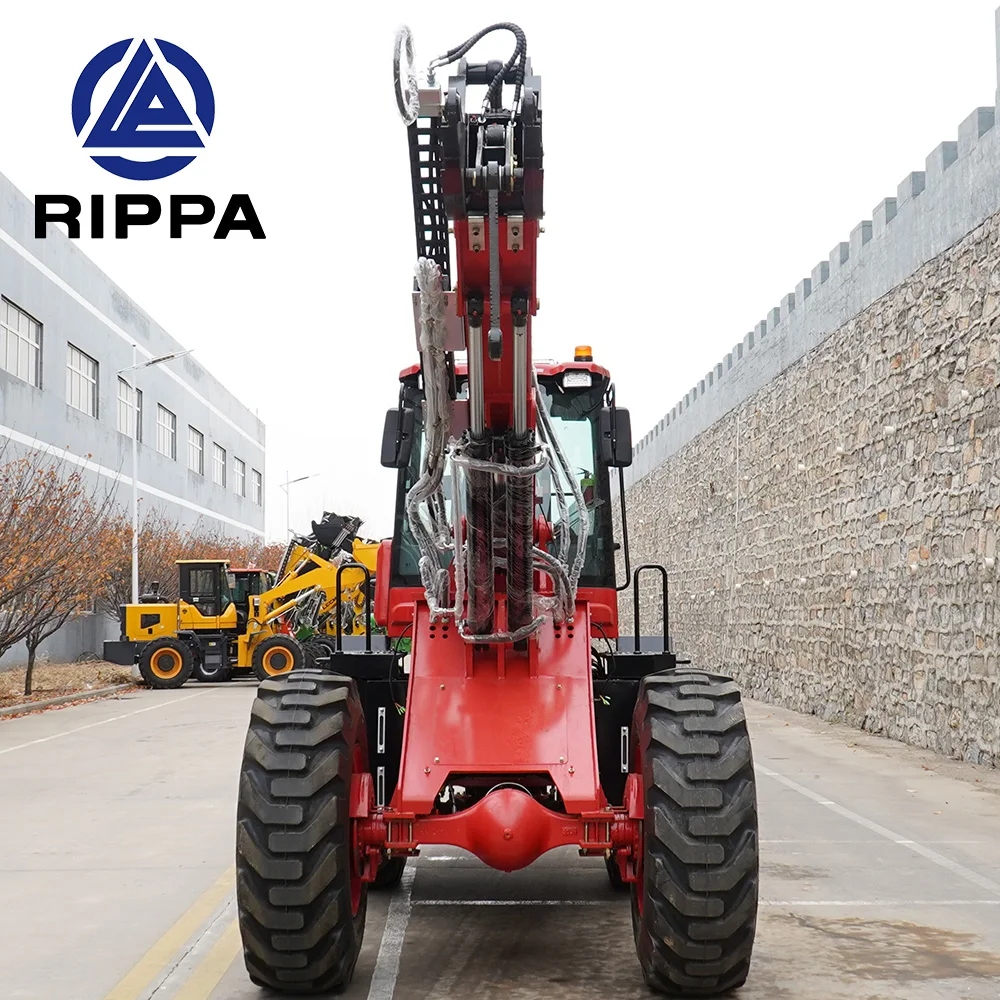 Rippa завод 4*4 колесный телескопический погрузчик 6-тонный 7-тонный фронтальный