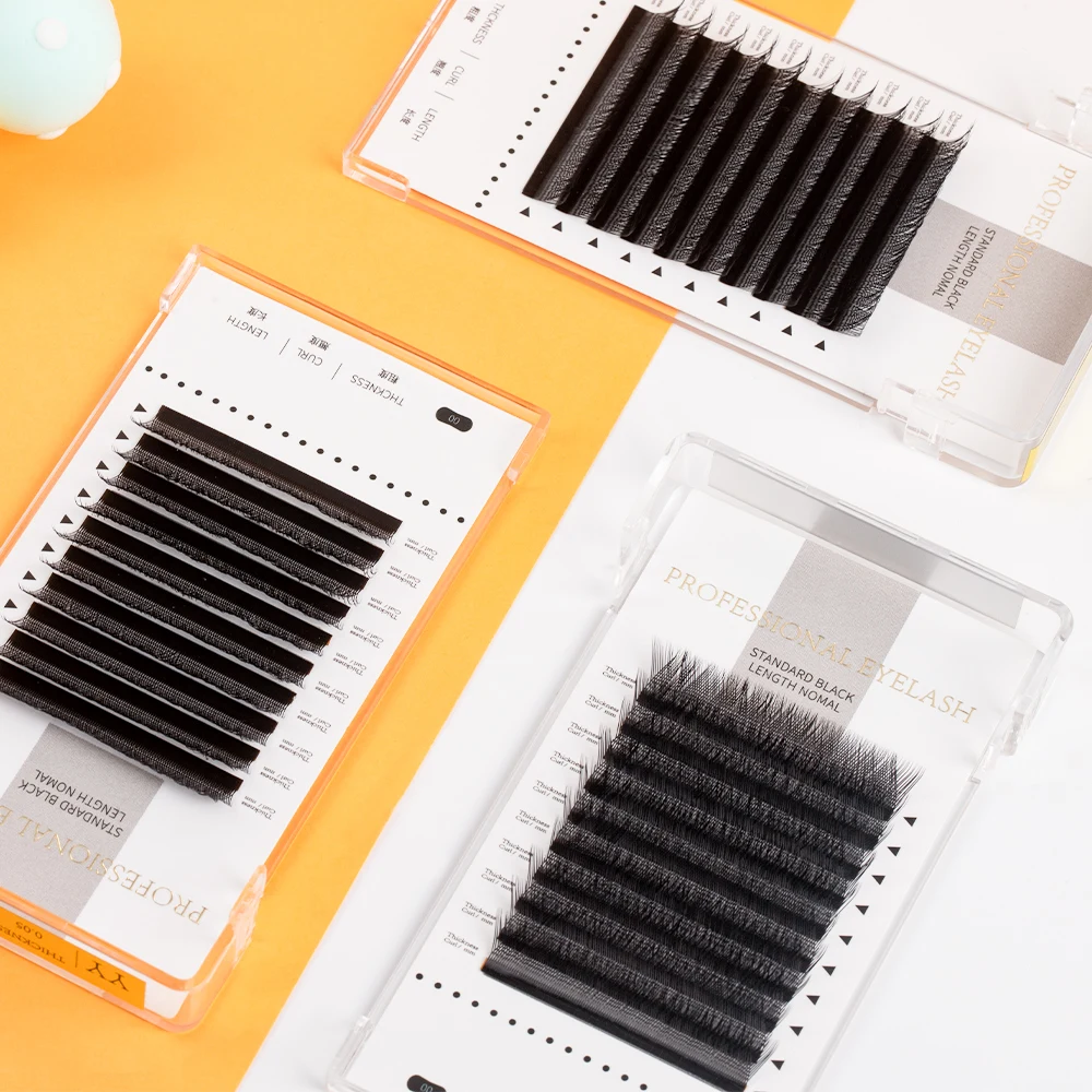Factory Supplied Professional Salon Use Y Type Handmade YY Lash C curl Eyelashes Extension Trays