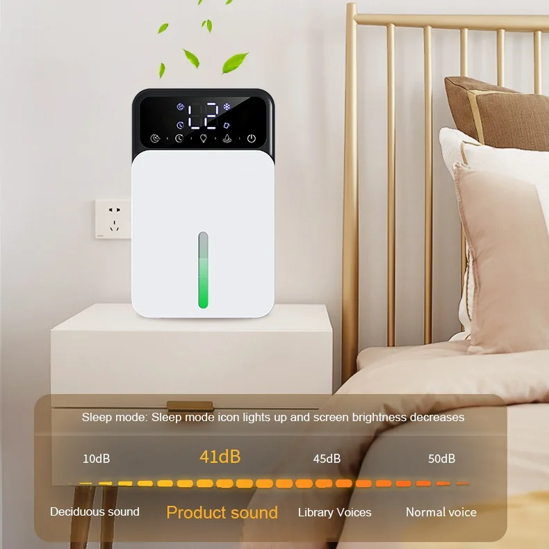 Best Sale smart home dehumidifier 1.2L whole home use household mini portable dehumidifier