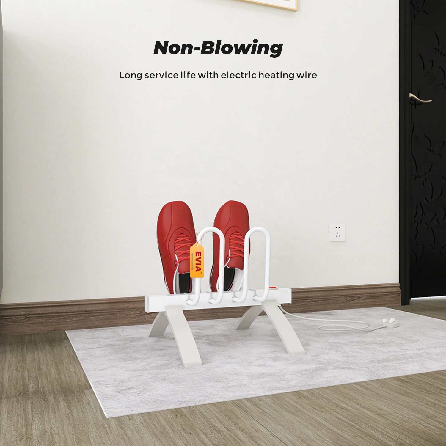 EVIA Latest Portable Energy Saver Electronic Furniture Family Children Shoes Dryer