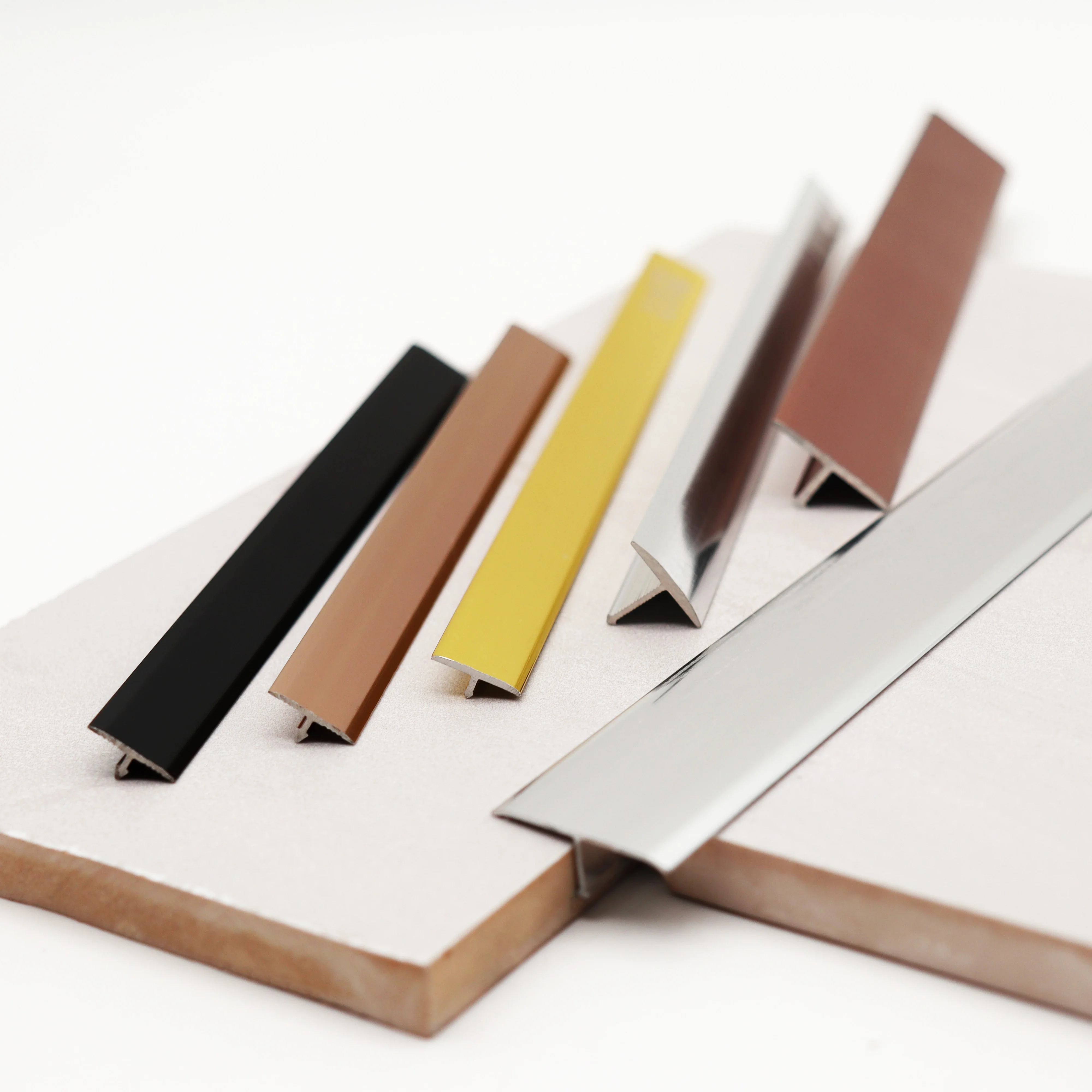 Fashion Waterproof T Shape Tile Edge Trim Corner Tile Trim Corners aluminum trim Floor Tile Trimming Corner