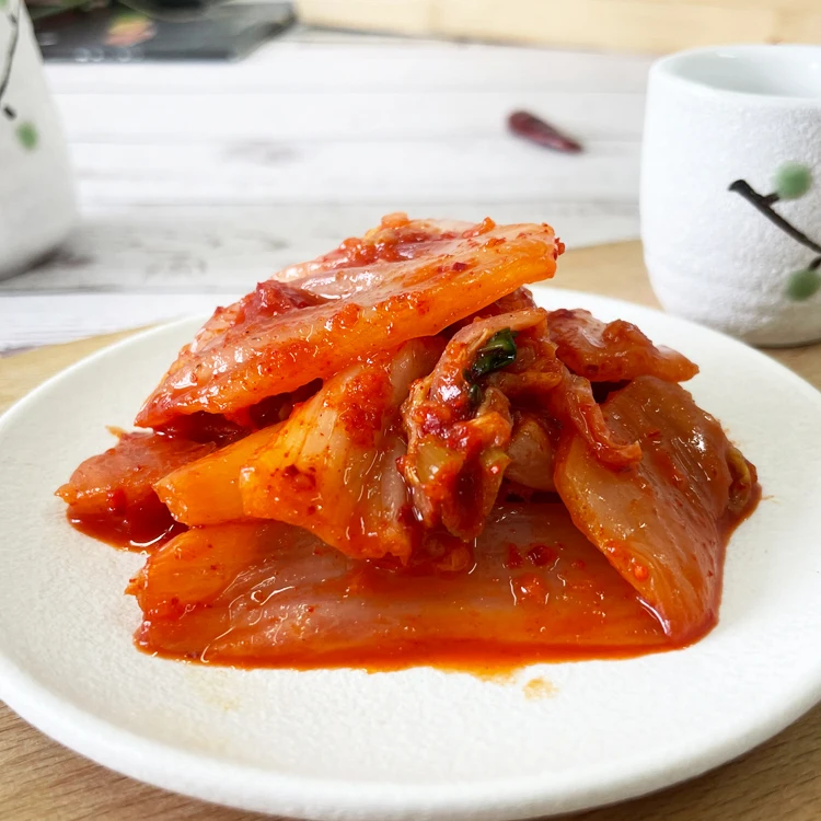 Top Quality Fresh Natural Organic Red Korea  Cabbage Pickles Spicy Korean Kimchi From Gaishi