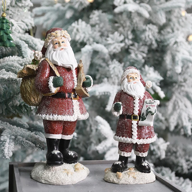 Redecco Popular Poly resin Santa Claus Santa Claus Costume Mascot Santa Clause For Sale