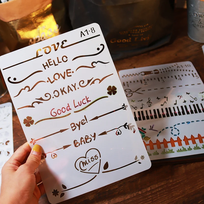 Горячая распродажа трафарет для рисования письма детей