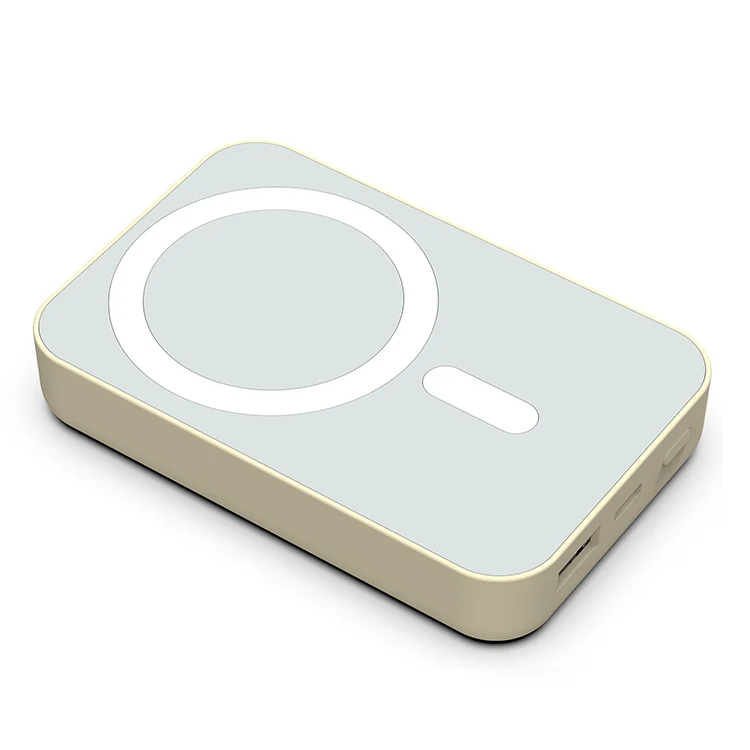 M2036Q 2022 new private design 10000mah large  capacity 22.5W mobile phone  color display wireless fast charge magsafe powerbank