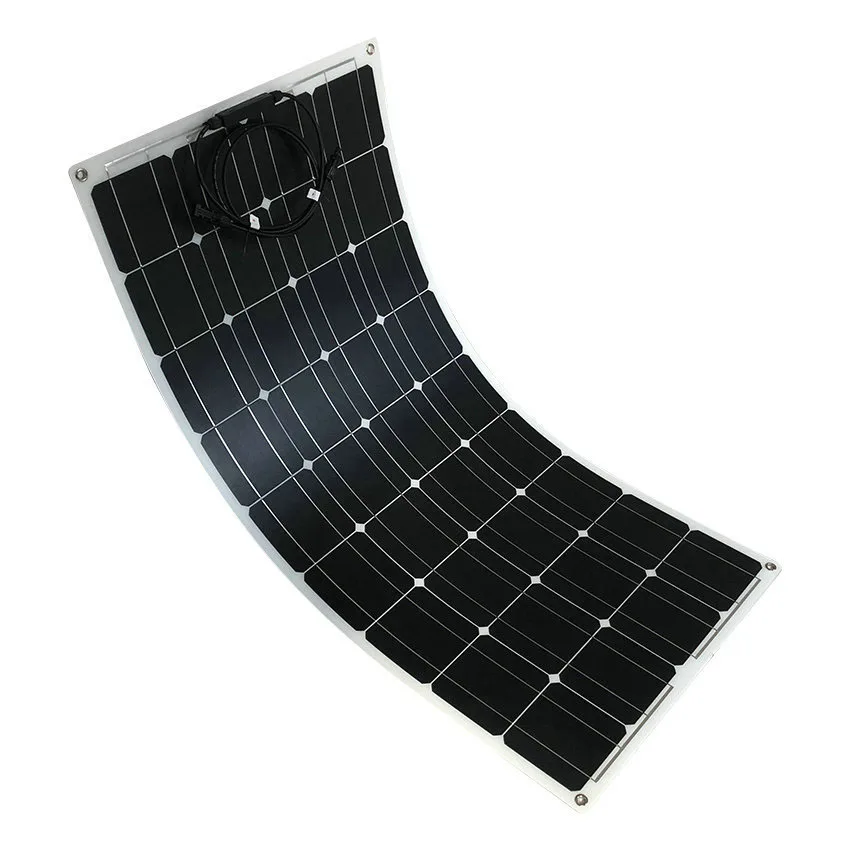 Hot Sale 160W 18V Flexible Photovoltaic Panels Flexible Solar Panels for Marine Vehicles Emergency Power Supply