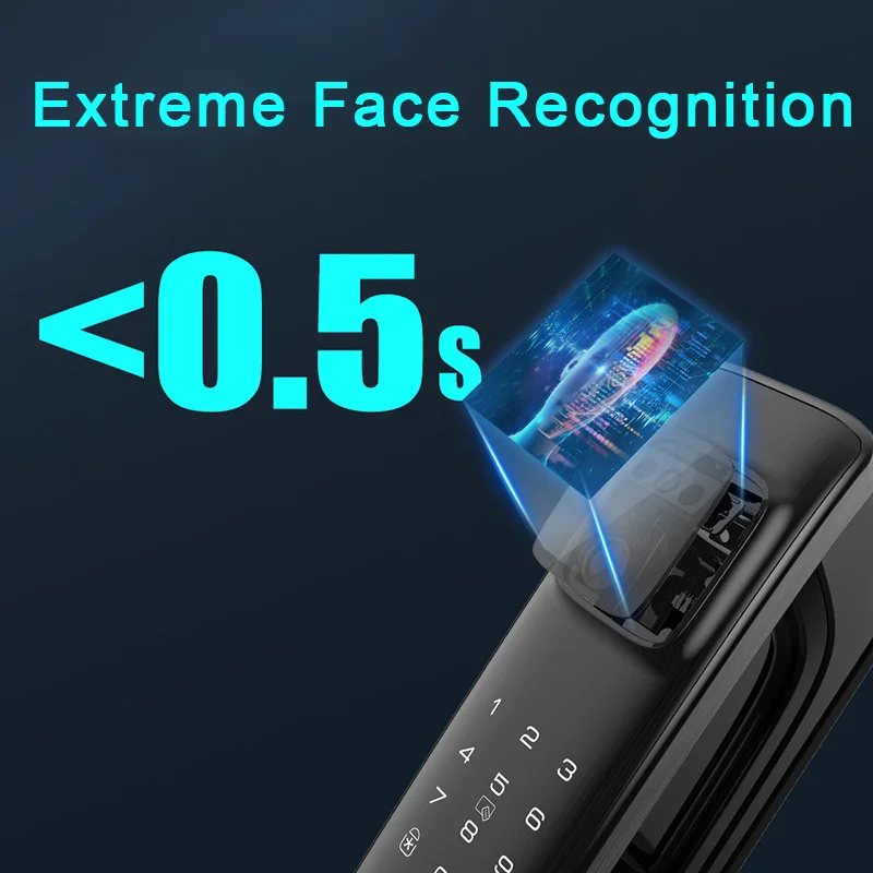 Smart Digital Electronic Security Door Lock Smart Door Lock With Camera For Home Lock