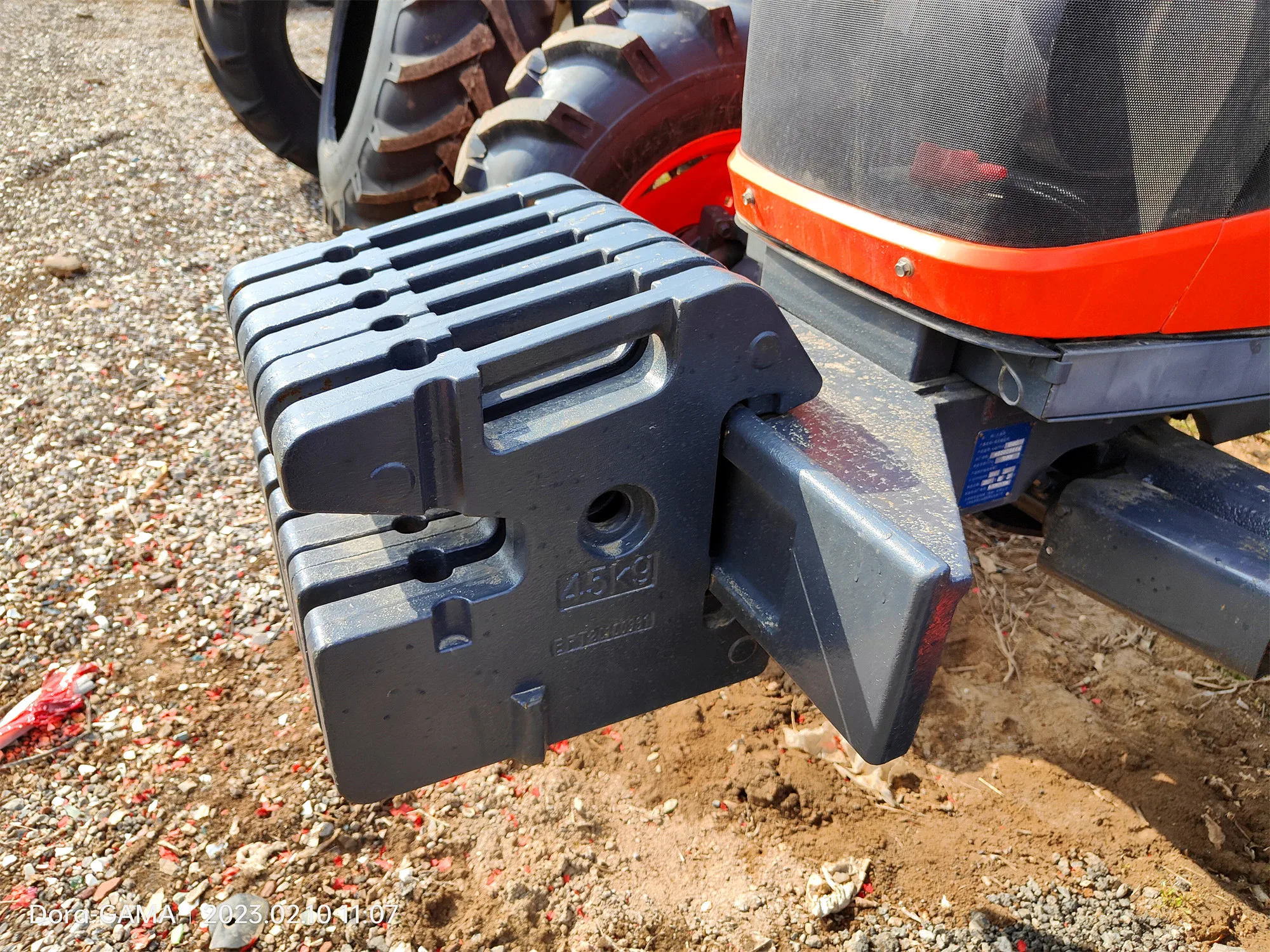 Four Wheel Paddy Farm Diesel Used Tractor Kubota Brand 70hp 85hp 95hp