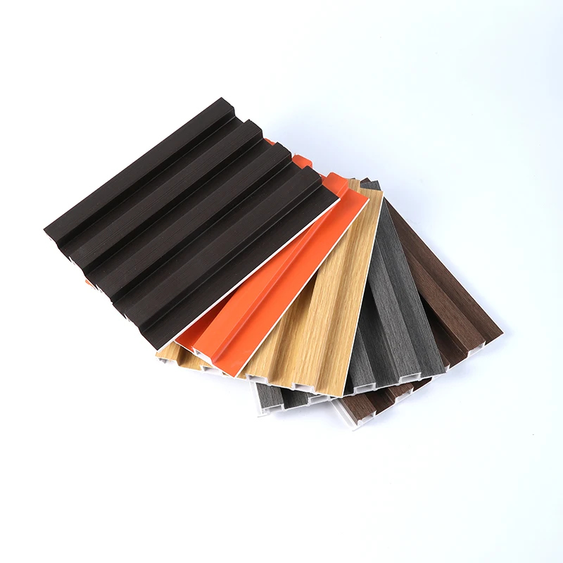 Factory direct high-quality wall art decorative fluted panel lightweight waterproof groove 3d wpc wall panel
