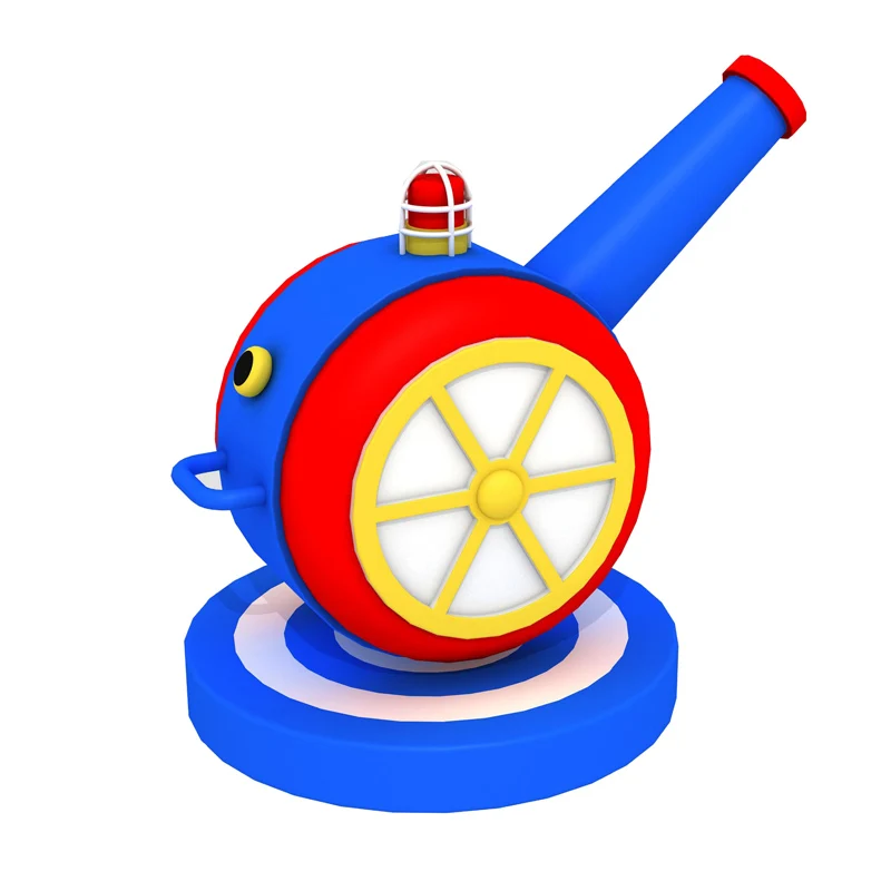 Interesting Kids Toddler Ball Shooter Playground Amusement Kids Blower Playground Gun Play Ball Blaster Air Blower Ball Cannons