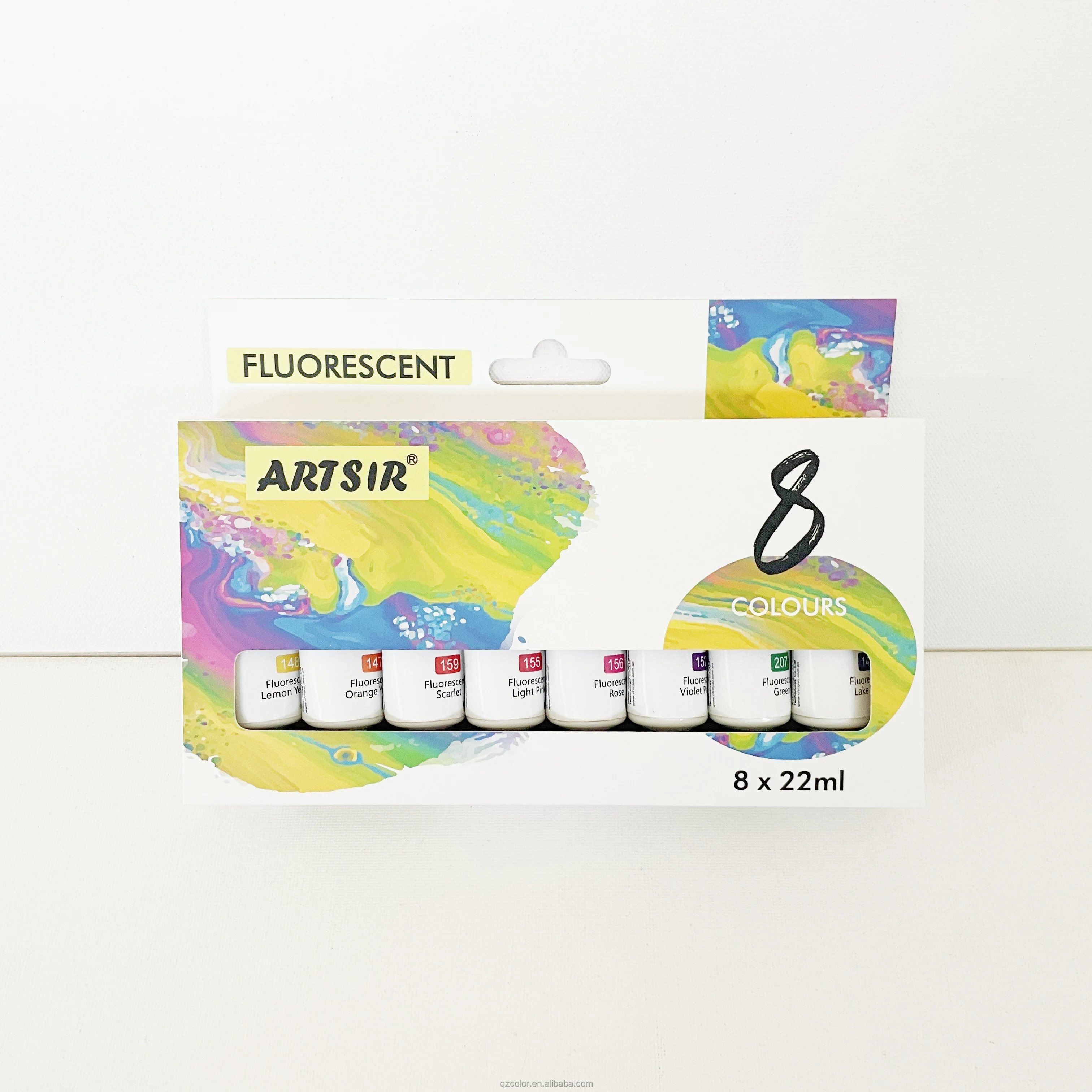 Manufacturer Cheap Cost Acrylic Paint Set Waterproof 8 Colors For Artist DIY Hand Painting on Stones and Wall