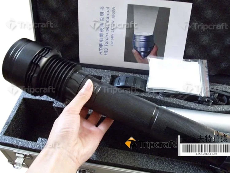 Rechargeable Battery 85w Power Supply hunting HID flashlight for hunting searching