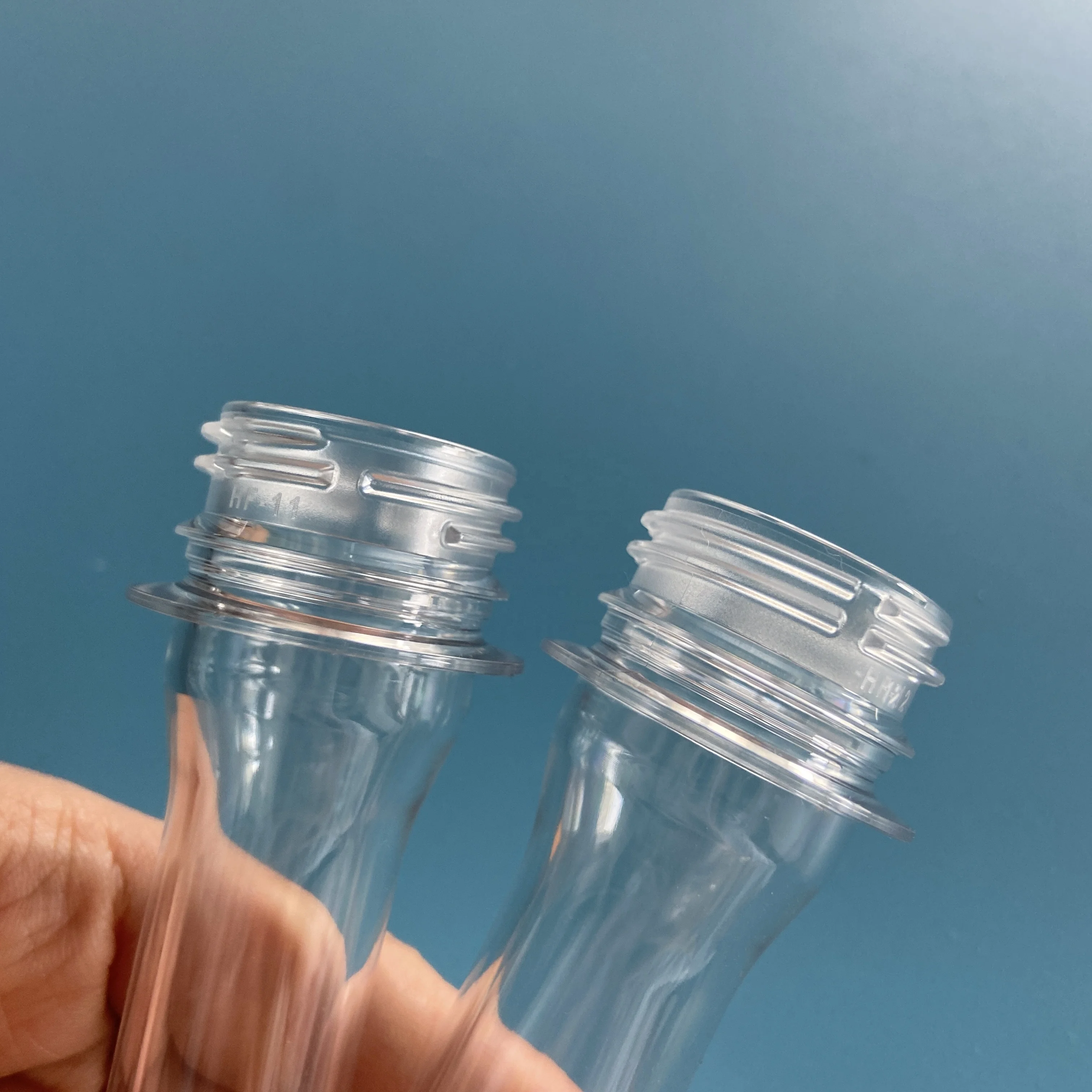 PCO1881 Transparent Beverage Pet Preform 28mm Neck Plastic Water Bottle Price in