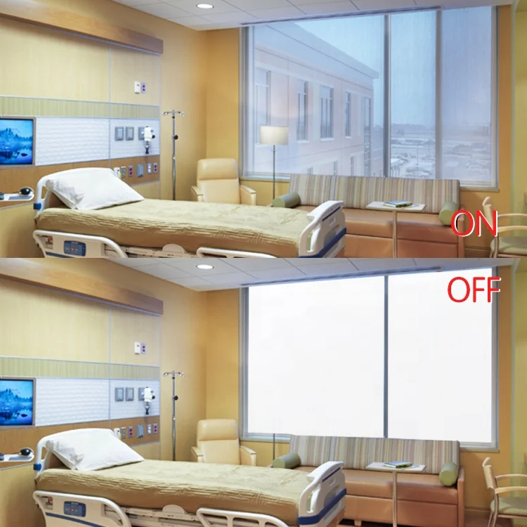 Pdlc Window Film Electric Curtain Dimming Film Smart Blind Electric Glass Tint Foil Pdlc Film In Roll Switchable Privacy Window