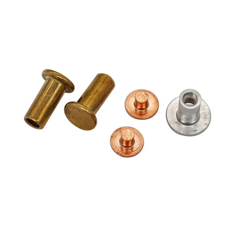Manufacturers Customize Fasteners half round Head stainless steel Semi Tubular Rivet