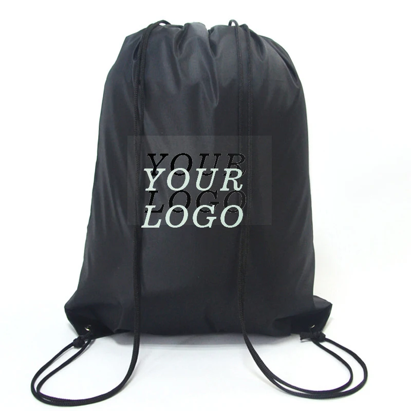 
Recycled Waterproof Dry Nylon Bag Sports Shoe Polyester Drawstring Bags Used In Gyms 