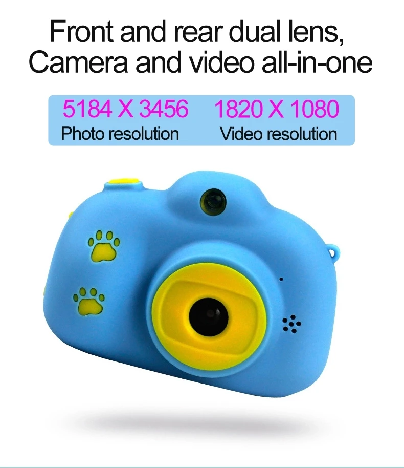 2MP HD 2,4 дюймов экран видео игра видеокамера игрушки дети камера игрушки дети цифровая камера для детей