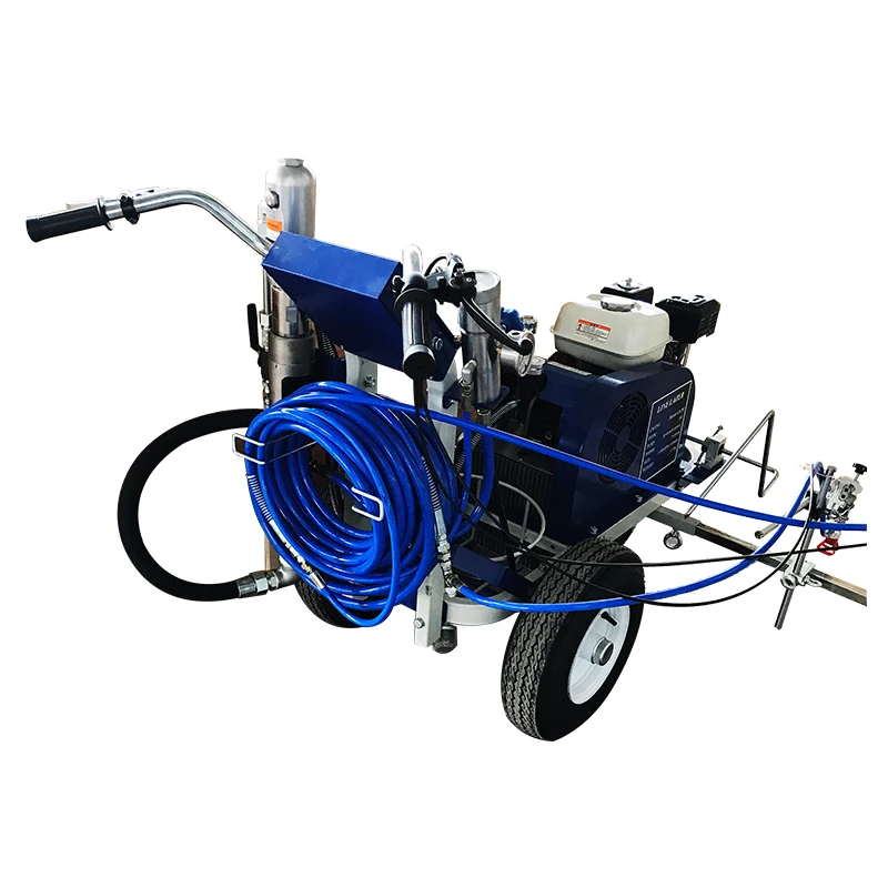 Hand Push Airless Cold Paint Road marking machine Sale In Peru