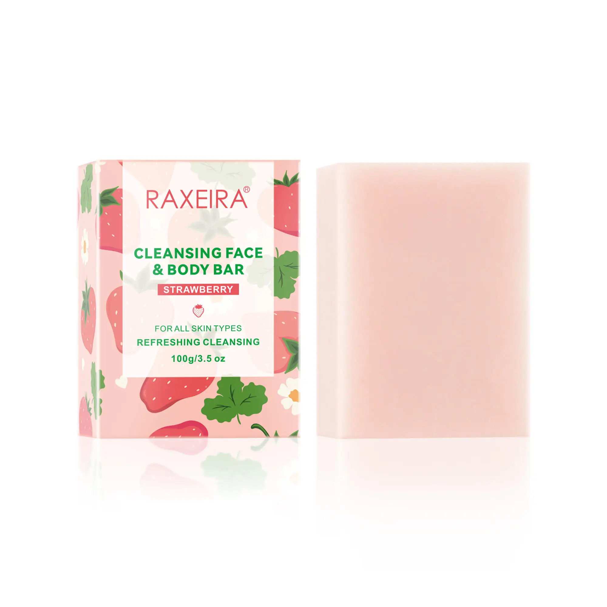 Private Label Strawberry vitamin c for soap fruit flavor soap cleaning whitening bath soap