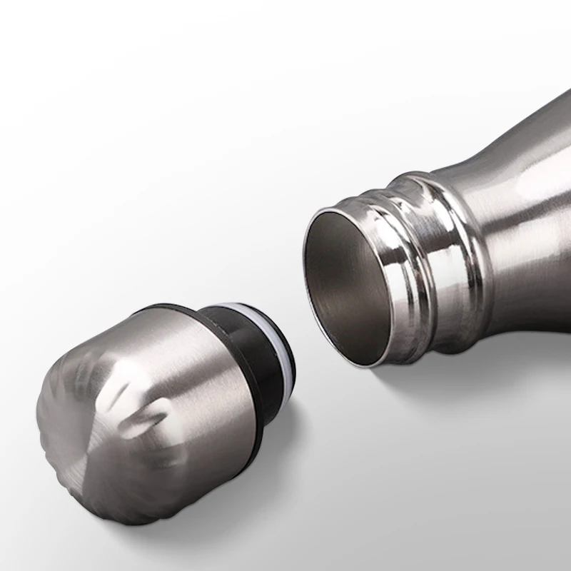 ZHUOYU 500ml Cone Shaped Cole Bottle Double Wall Stainless Steel Thermos Flask For Travel Color Print Hot Water Bottle